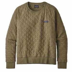 Patagonia Khaki Quilted Crewneck
